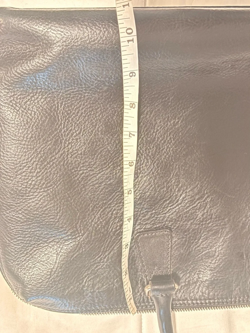 Fratelli Firenze Italian Leather Black Satchel Handbag Vintage Top Handle